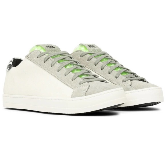 P448 Shoes - P448 John Sneaker Green Bubble Wrap Iredescent giltter Zebra 37 6.5/7